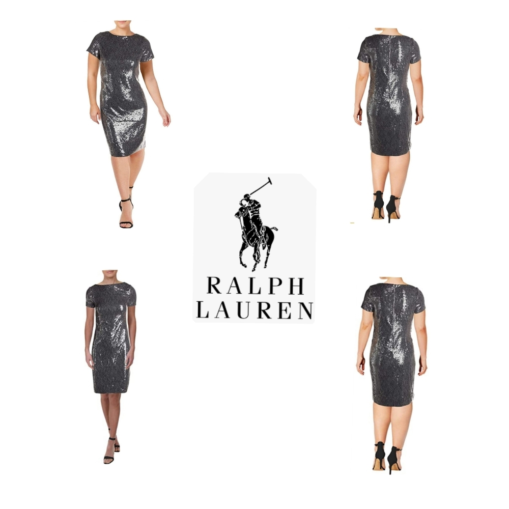 ๐๐ NWT Ralph Lauren Kayleen Sequin Dress ๐๐ - Picture 1 of 10